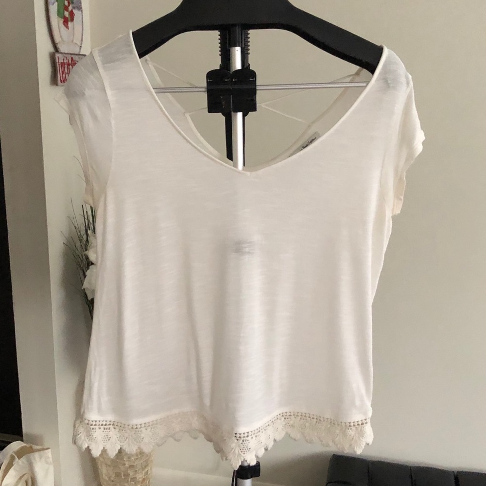 AEO Lace Bottom Top / Sz. S